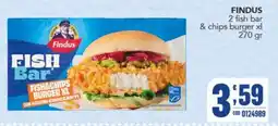 Gruppo di Palo Findus Fish Bar Fish&Chips Burger XL offerta