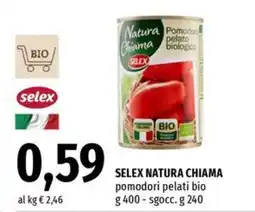 Famila Superstore Selex Natura Chiama pomodori pelati bio offerta