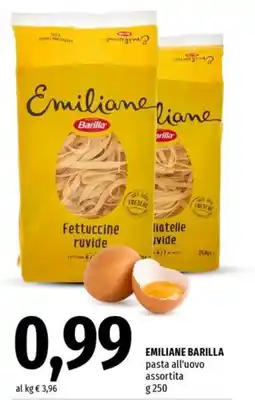 Famila Superstore Emiliane Barilla pasta all'uovo assortita offerta