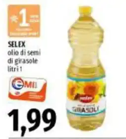 Emi Market SELEX olio di semi di girasole offerta