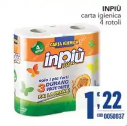 Gruppo di Palo Carta igienica Inpiù offerta