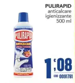 Gruppo di Palo Pulirapid anticalcare igienizzante offerta
