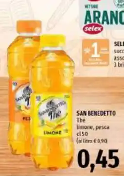 Emi Market San Benedetto Thé limone, pesca offerta