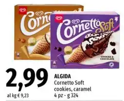 Famila Superstore Cornetto Soft cookies, caramel offerta