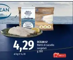 Famila Superstore OCEAN 47 filetti di nasello offerta