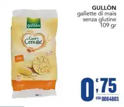 Gruppo di Palo Gullón gallette di mais senza glutine offerta