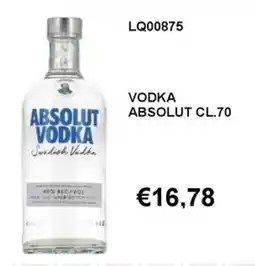 Italy Cash and Carry Absolut Vodka offerta