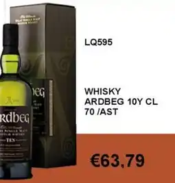 Italy Cash and Carry Whisky Ardbeg 10Y offerta