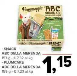 Todis ABC della merenda Parmareggio offerta