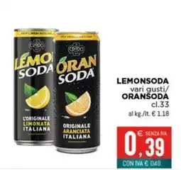 Altasfera Lemonsoda Oransoda offerta