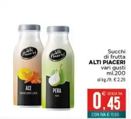 Altasfera Succhi di frutta ALTI PIACERI offerta