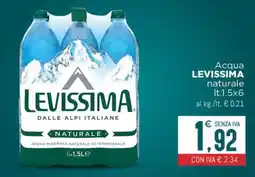 Altasfera Acqua naturale Levissima offerta