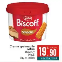 Altasfera Crema spalmabile Lotus Biscoff offerta