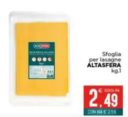 Altasfera Sfoglia per lasagne Altasfera offerta