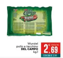 Altasfera Wurstel pollo e tacchino DEL CAMPO offerta