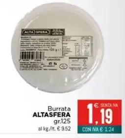 Altasfera Burrata ALTASFERA offerta