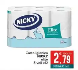 Altasfera Carta igienica Nicky elite offerta