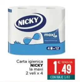 Altasfera Carta igienica NICKY la maxi offerta