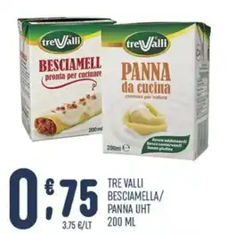Gruppo Pascar Tre Valli Besciamella/Panna UHT offerta