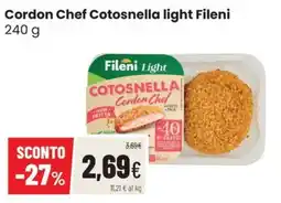 Coop Master Alleanza 3.0 Cotonella Cordon Chef Fileni Light offerta