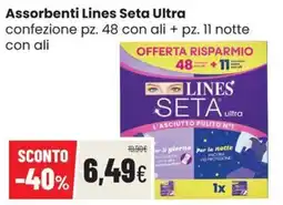 Coop Master Alleanza 3.0 Assorbenti Lines Seta Ultra offerta