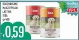Mercadò Bocconi cane manzo/pollo lattina Sisa offerta