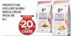 Mercadò Crocchette cane excellence salmone offerta