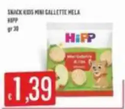 Mercadò Snack kids mini gallette mela HiPP offerta