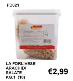 Italy Cash and Carry La Forlivese arachidi salate offerta