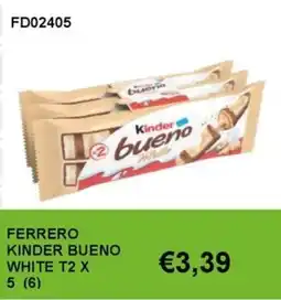 Italy Cash and Carry Ferrero Kinder Bueno White T2 offerta