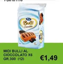 Italy Cash and Carry Midi Bulli al cioccolato offerta