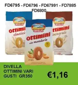 Italy Cash and Carry Divella ottimini vari gusti offerta