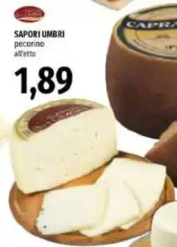 Emi Market Sapori umbri pecorino all'etto offerta