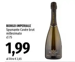 Famila Superstore Borgo Imperiale Spumante Cuvée brut offerta