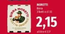 Famila Superstore Birra Moretti offerta
