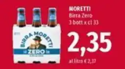 Famila Superstore Birra Moretti di Zero offerta