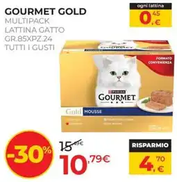 Arcaplanet Gourmet Gold mousse offerta