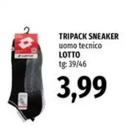 Famila Superstore Tripack sneaker uomo tecnico Lotto offerta