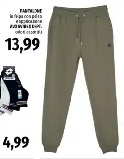 Famila Superstore Pantalone in felpa con polso e applicazione AVX AVIREX DEPT. offerta