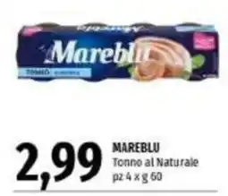 Emi Market Tonno al Naturale Mareblu offerta