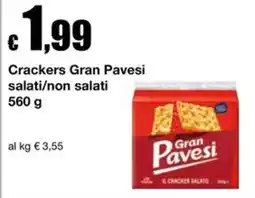 Sì con te Supermercati Crackers Gran Pavesi offerta
