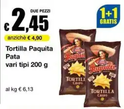 Sì con te Supermercati Tortilla Paquita Pata offerta