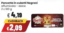 Coop Master Alleanza 3.0 Pancetta in cubetti Negroni offerta