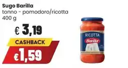 Coop Master Alleanza 3.0 Sugo Barilla tonno - pomodoro/ricotta offerta