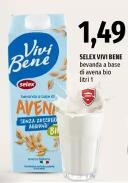 Famila Superstore Selex Vivi Bene bevanda a base di avena bio offerta