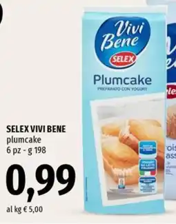 Famila Superstore Selex Vivi Bene Plumcake offerta