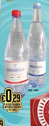 Italy Cash and Carry Acqua Calabria offerta