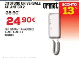 Bricofer Citofono universale Atlantico 2 Urmet offerta