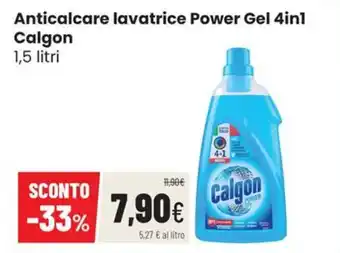 Anticalcare lavatrice Power Gel 4in1 Calgon