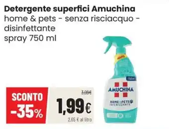 Detergente superfici Amuchina home & pets